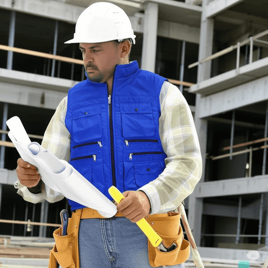 Chaleco Acolchado Tipo Periodista 🧵 Estilo que se queda 🤍