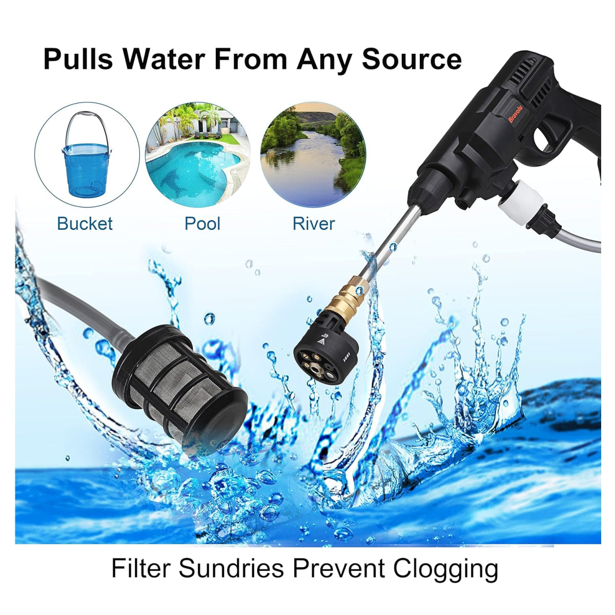 Hidrolavadora Portatil: Más brillo, menos esfuerzo 💦✨