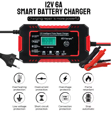 Enusic™ SmartRevive 12V – Carga y repara tu batería al instante⚡