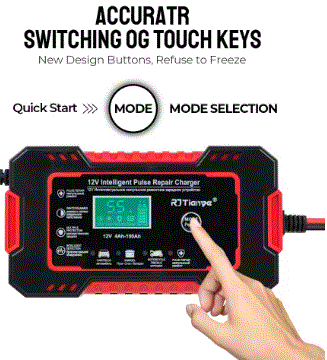 Enusic™ SmartRevive 12V – Carga y repara tu batería al instante⚡