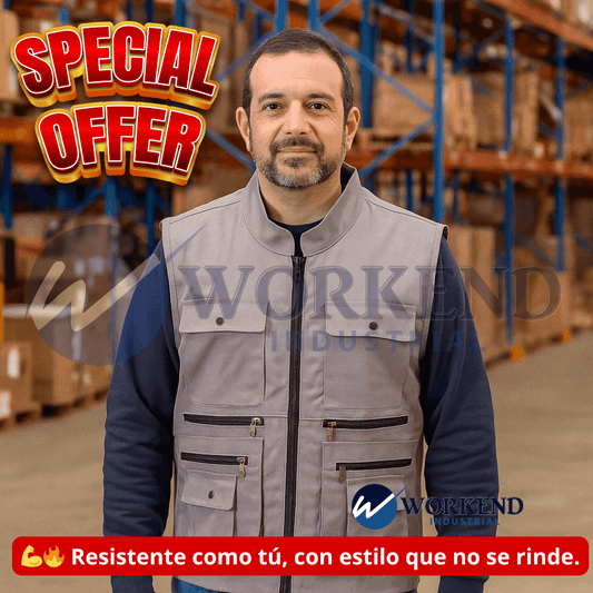 Chaleco Dril Tipo Periodista: Diseñado para aguantarlo todo 💥🧵