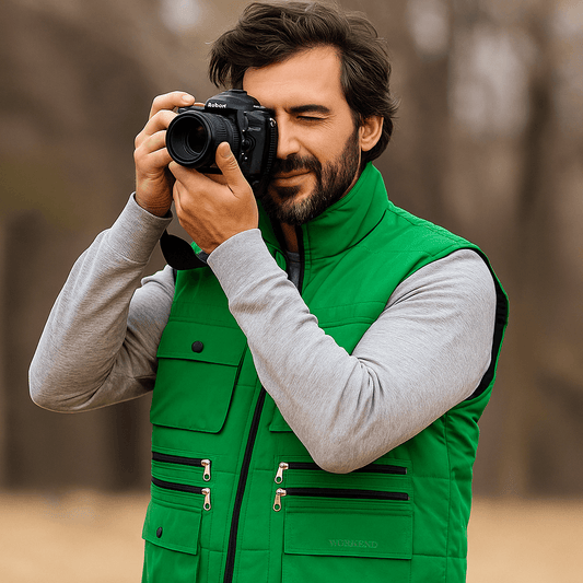 Chaleco Acolchado Tipo Periodista 🧵 Estilo que se queda 🤍