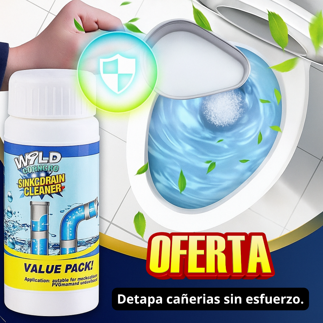 Destapa Cañerias Wild Tornado: 🧪Actúa rápido. Limpia profundo