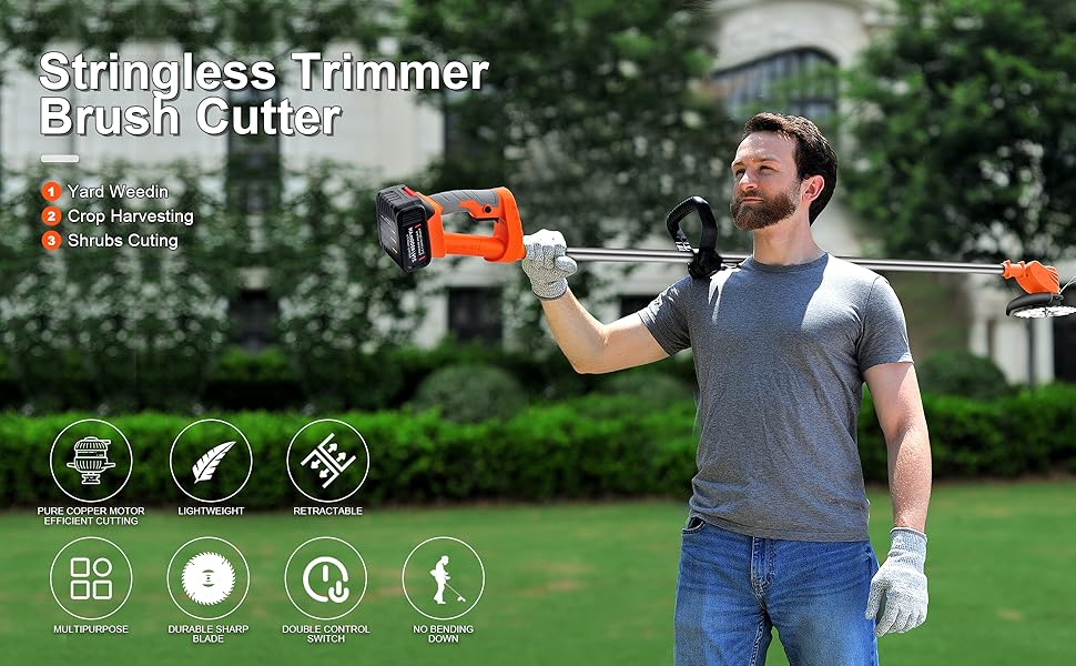 Guadaña Inalambrica: Domina el terreno 🔥🌱