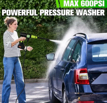 Hidrolavadora Portatil: Más brillo, menos esfuerzo 💦✨