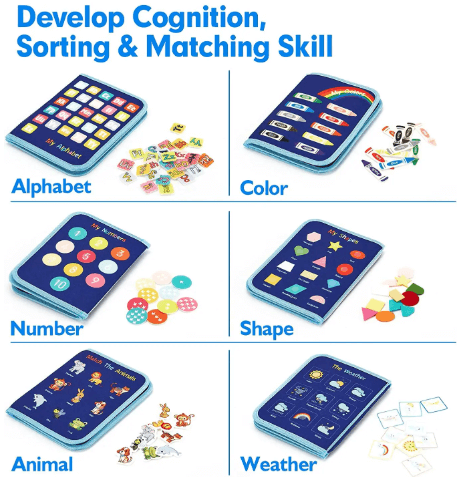 Kit de Aprendizaje Busy Board Montessori: Exploran. Descubren. Crecen. 🌟🔍👶