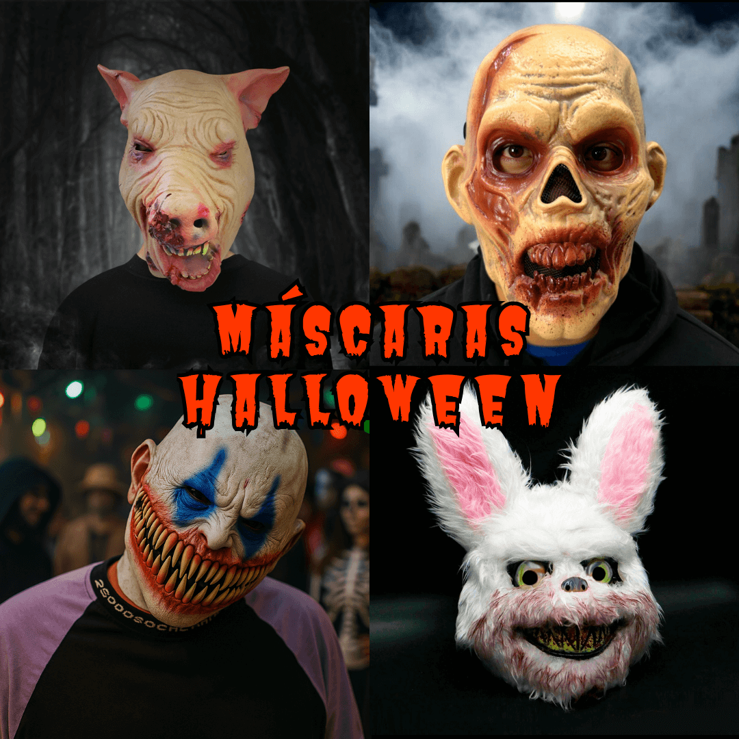 Mascaras de Halloween: Míralos temblar 😨🔥