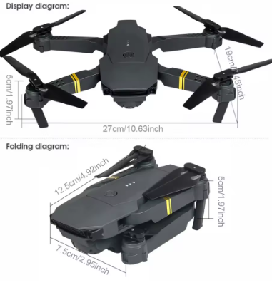 Mini Dron SkyPro: Graba tu vida desde el aire🛫📷