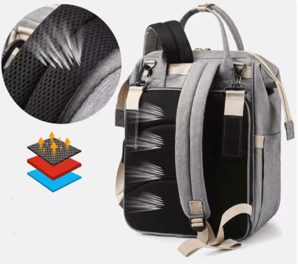 Pañalera Plegable Multifuncional: Tu bebé descansa. Tú disfrutas. 😌👶✨